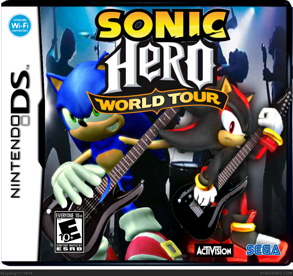 Guitar Hero World Tour Sonic Eddition box cover
