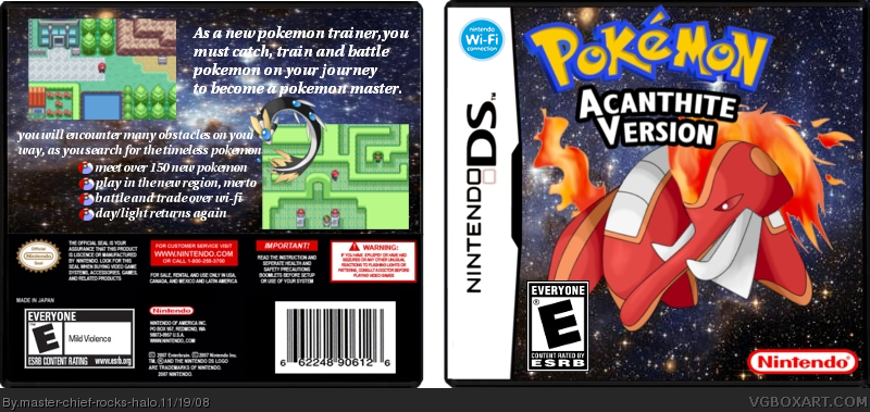 Pokemon Acanthite box cover
