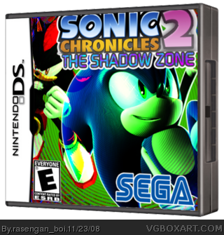 Sonic Chronicles 2 The Shadow Zone box cover