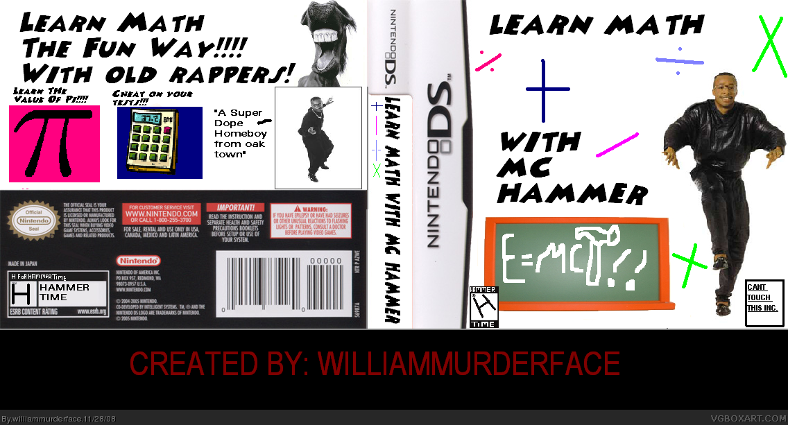 Learn Math With MC Hammer box cover