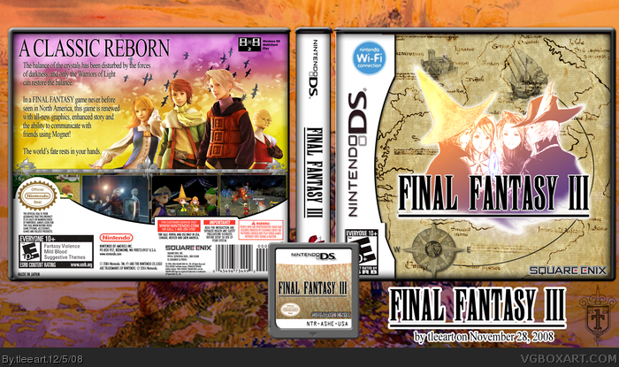 Final Fantasy III box art cover