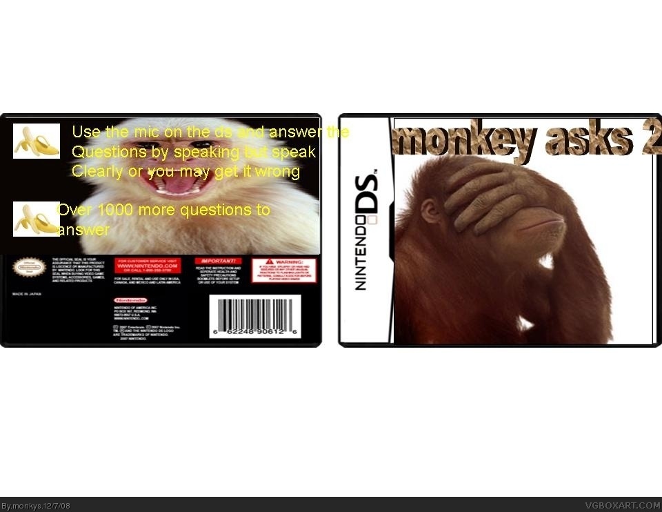 monkey asks 2 box cover