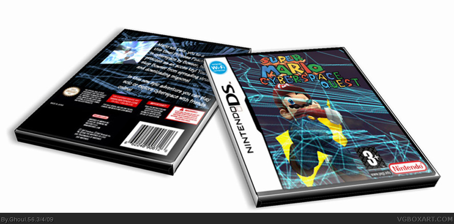 Super Mario Cyberspace Quest box cover