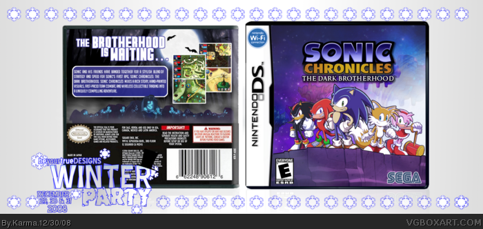 Sonic Chronicles: The Dark Brotherhood box art cover