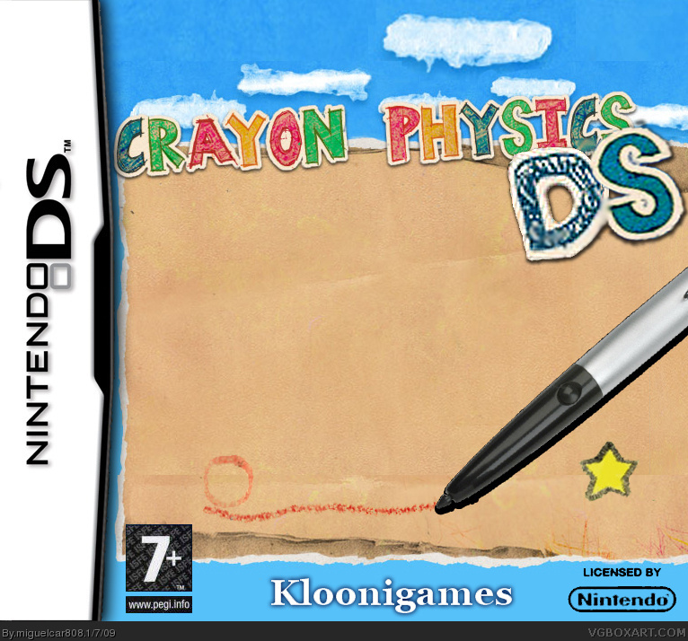 Crayon Physics DS box cover