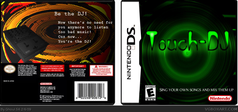 Touch-DJ box cover