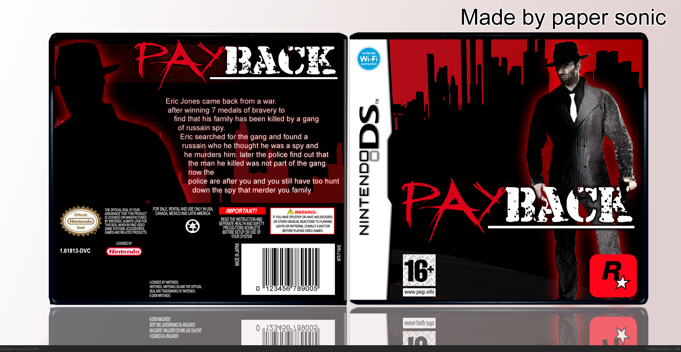 Payback box cover