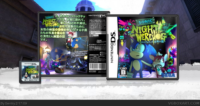 Sonic: Night of the Werehog box art cover