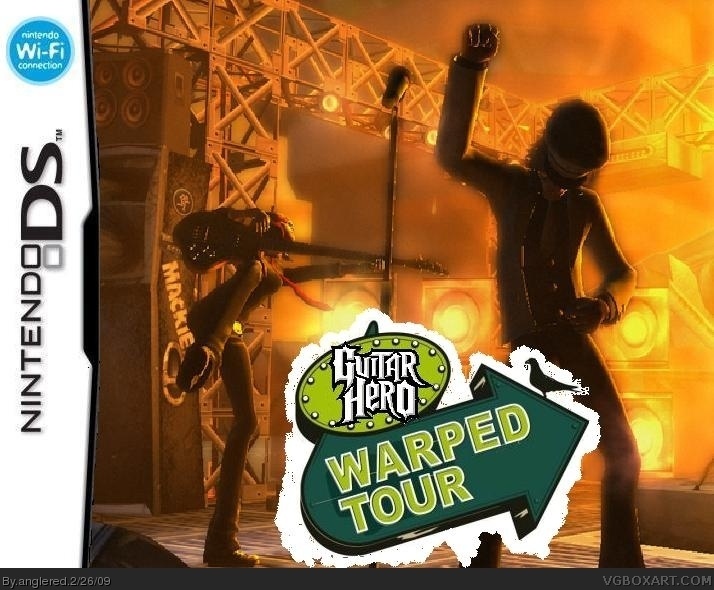 Guitar Hero Warped Tour box cover