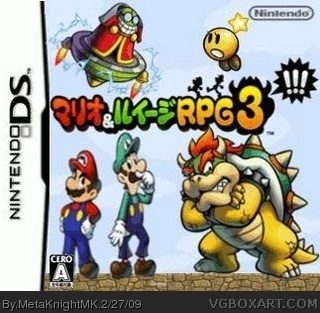 Mario & Luigi RPG 3 box cover