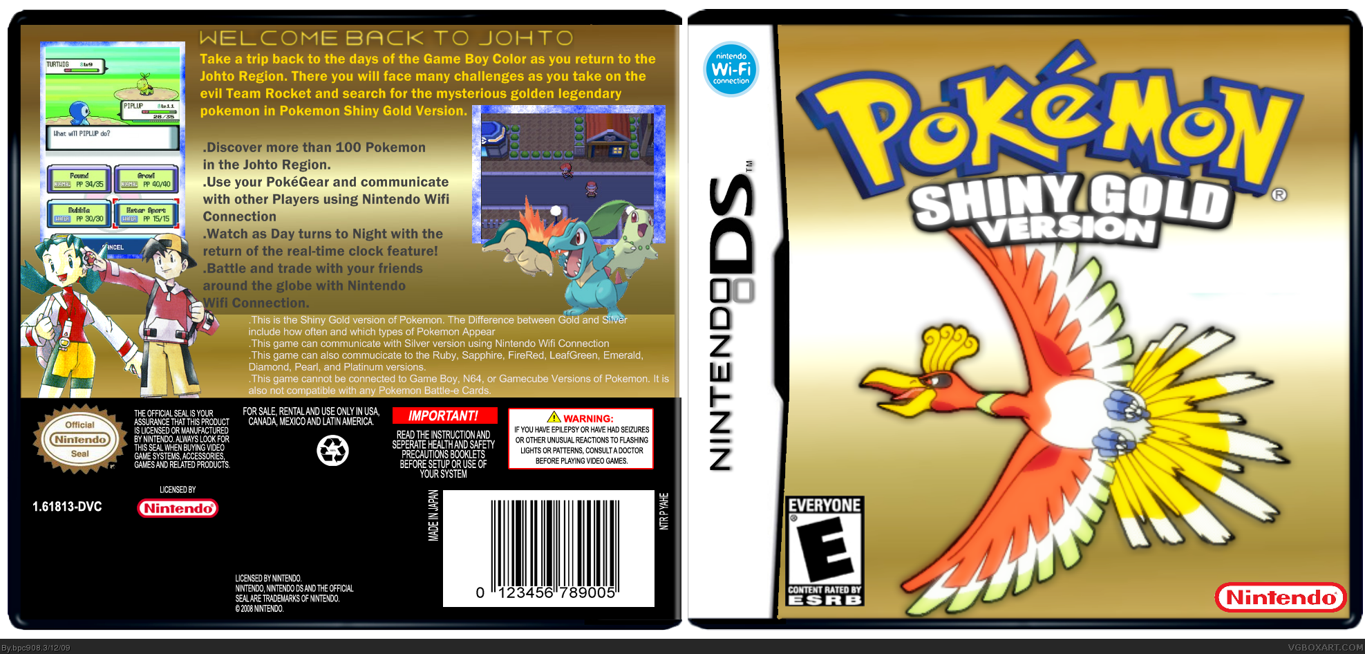 Pokemon Shiny Gold box cover