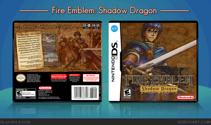 Fire Emblem: Shadow Dragon box art cover