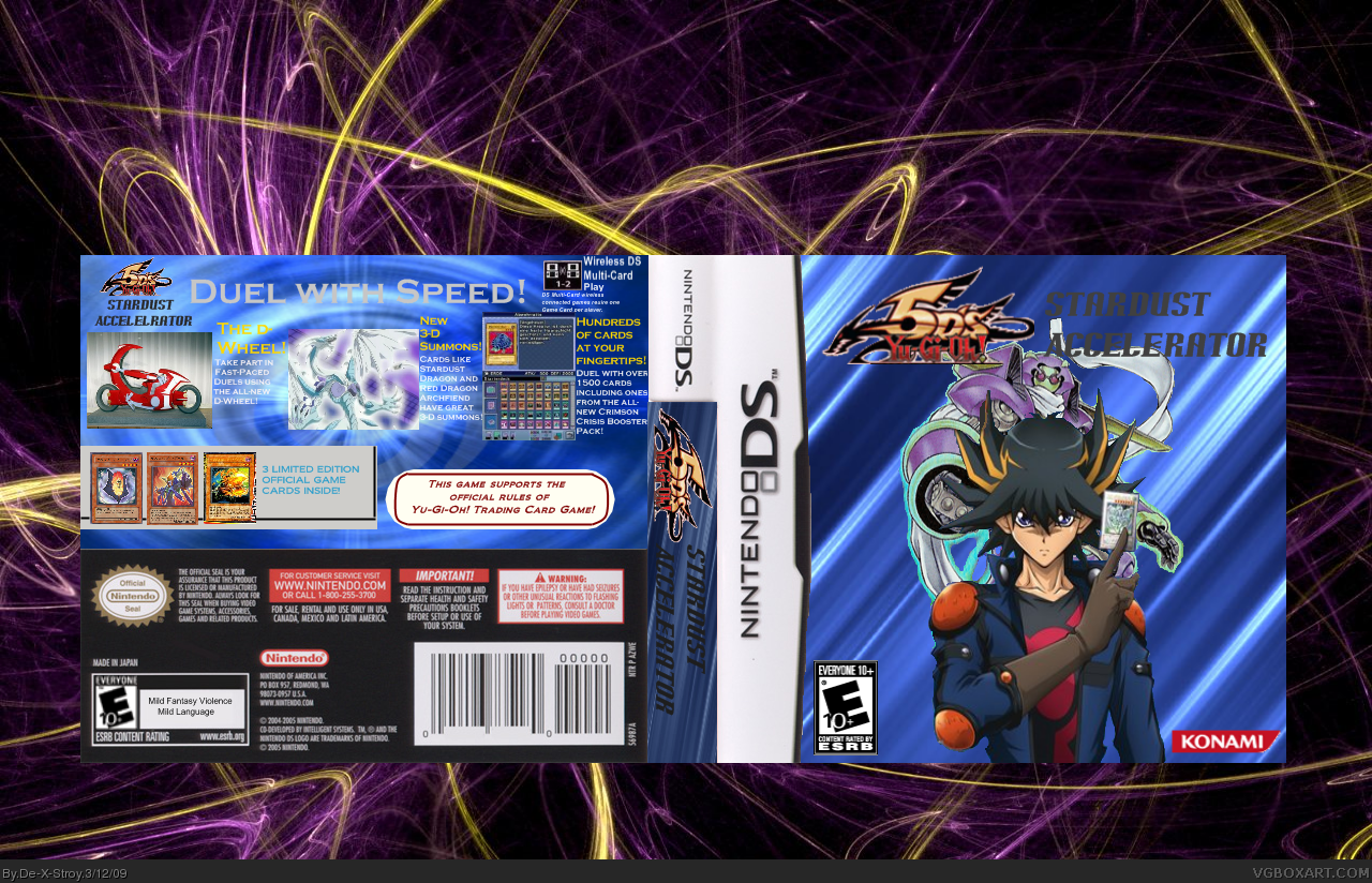Yu-Gi-Oh! 5D's Stardust Accelerator box cover