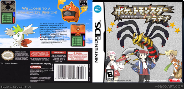 Pokemon Platinum box art cover