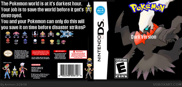 Pokemon Dark box art cover