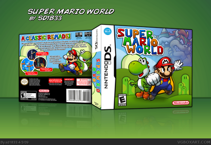 Super Mario World box art cover