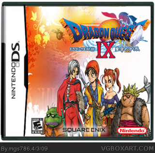 Dragon Quest IX: Protectors of the sky box cover