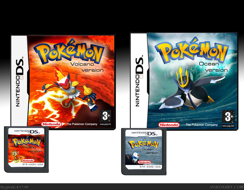 Pokemon Ocean & Volcano box cover