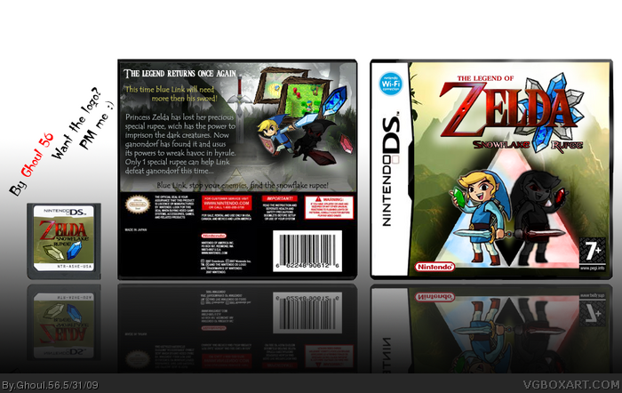 Zelda: Snowflake Rupee box art cover