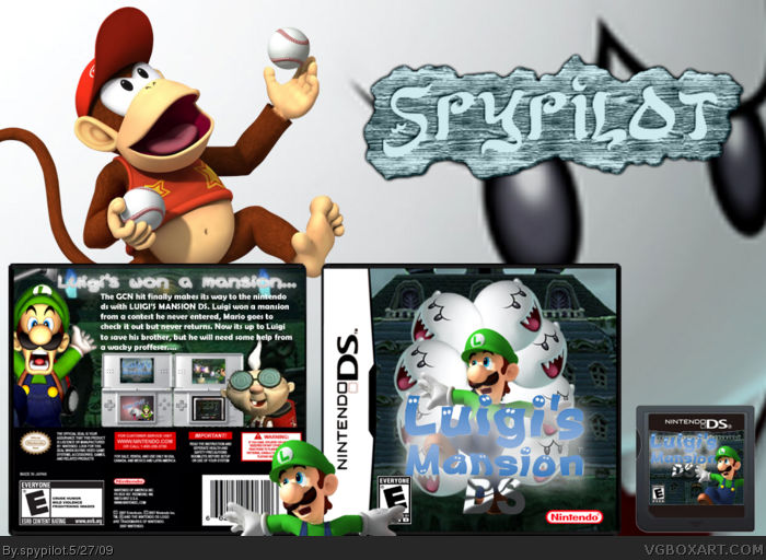 Luigi's Mansion: DS box art cover