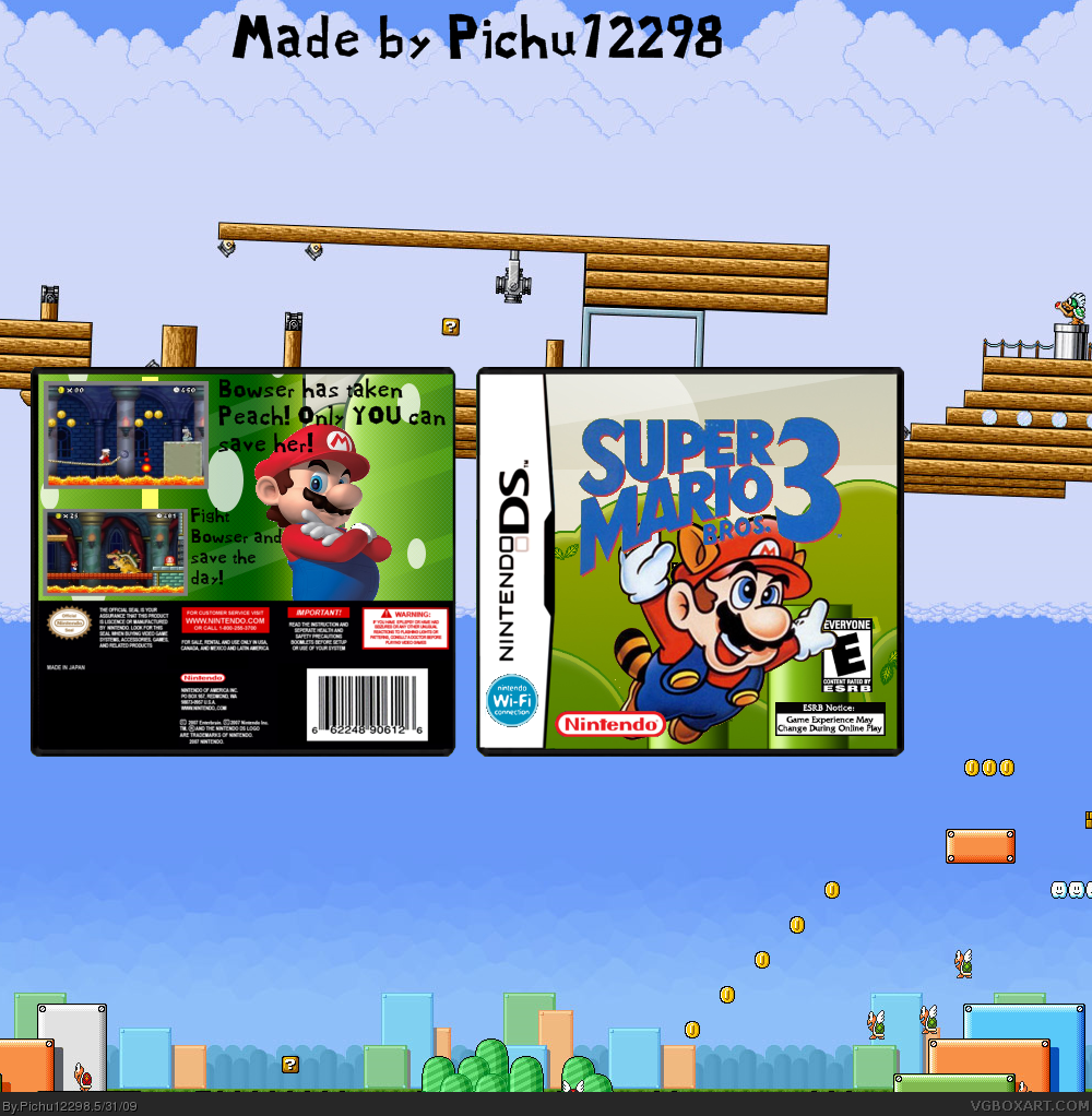 Super Mario Bros. 3 DS box cover