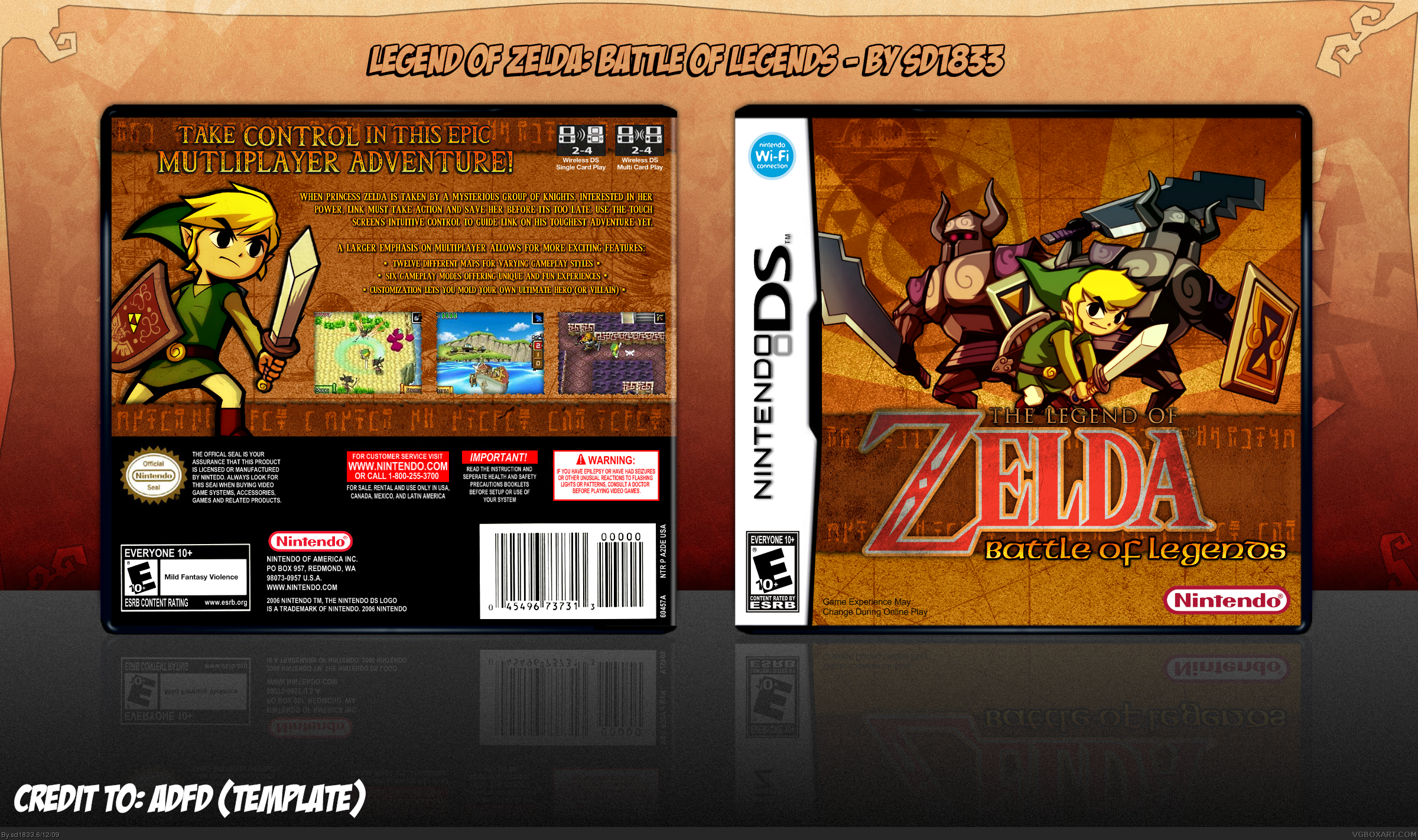 The Legend of Zelda: Battle of Legends box cover