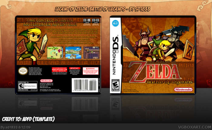 The Legend of Zelda: Battle of Legends box art cover