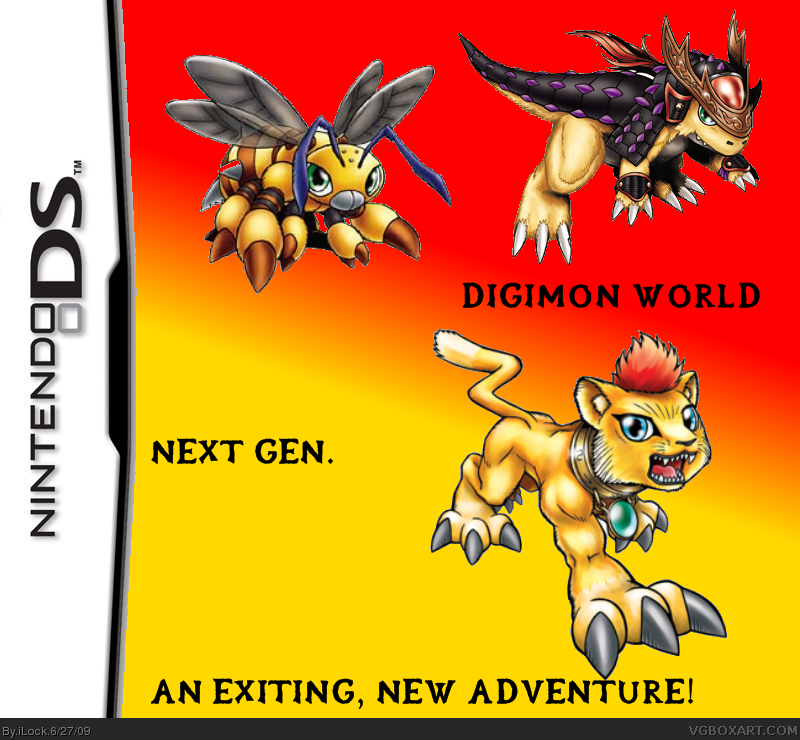 Digimon World: Next Gen(eration). box cover
