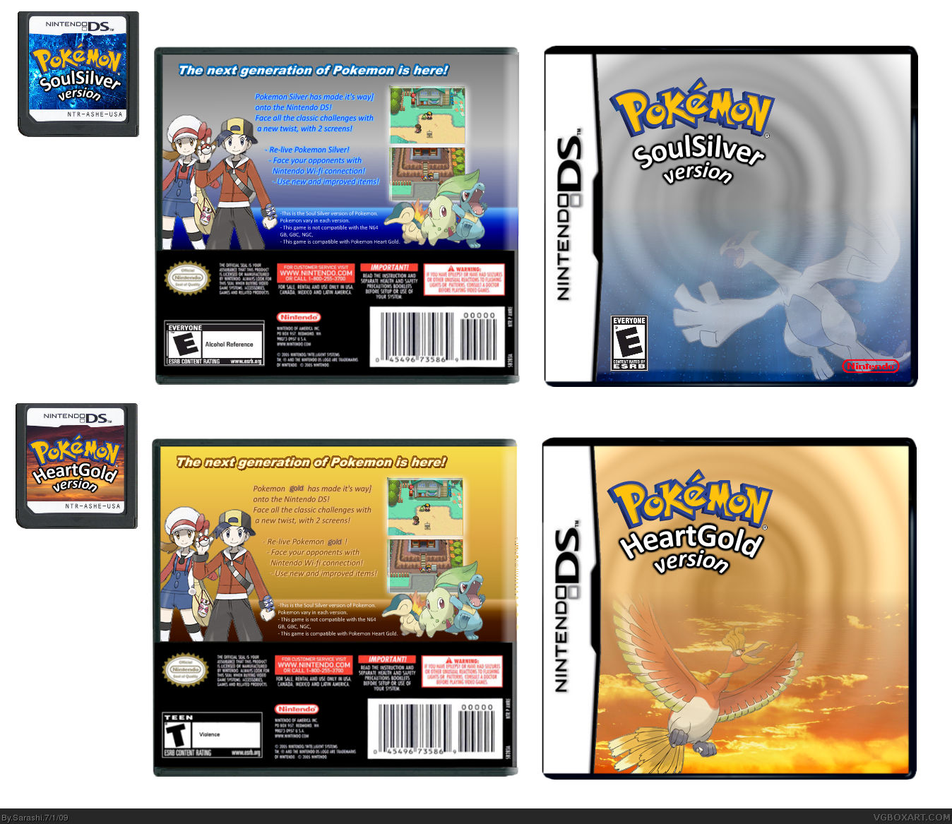 Pokemon Heart Gold and Soul Silver Version box cover