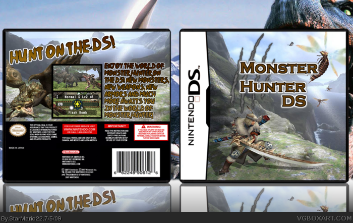Monster Hunter DS box art cover