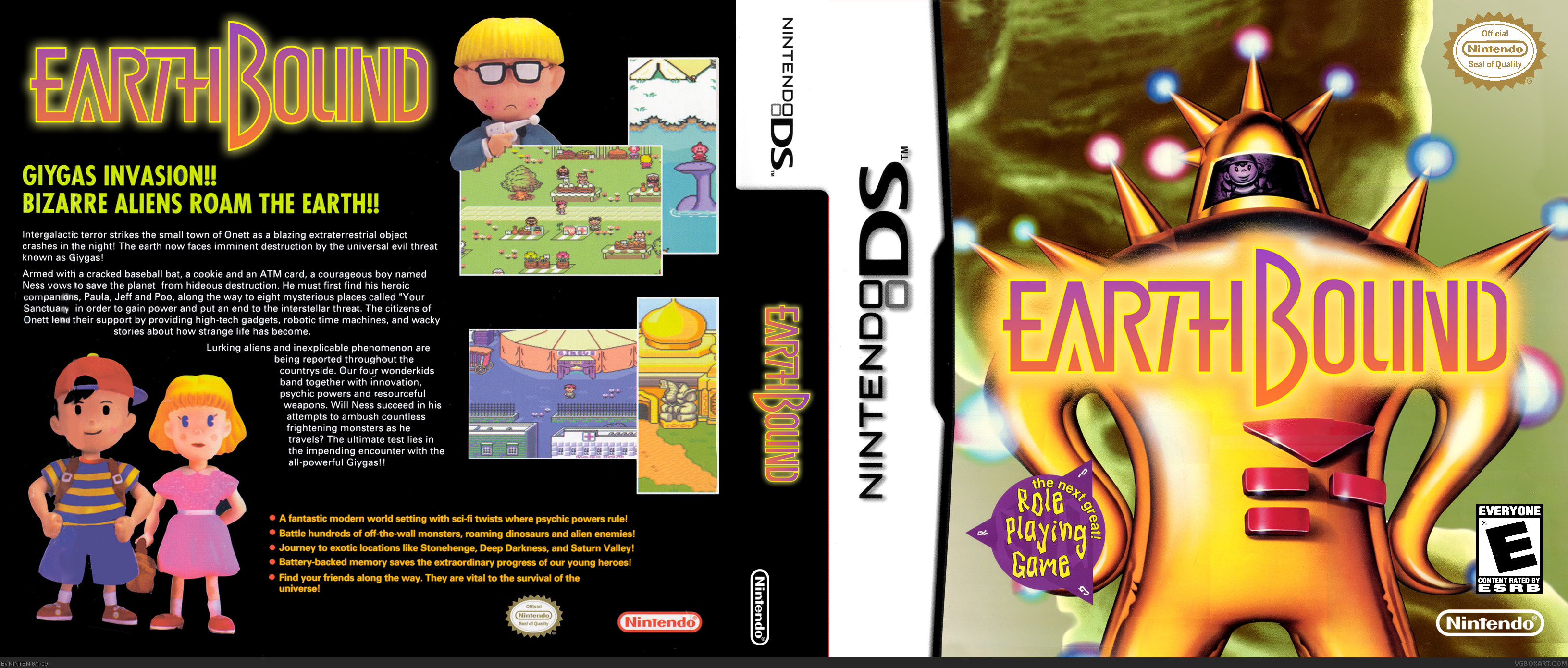 EarthBound DS box cover