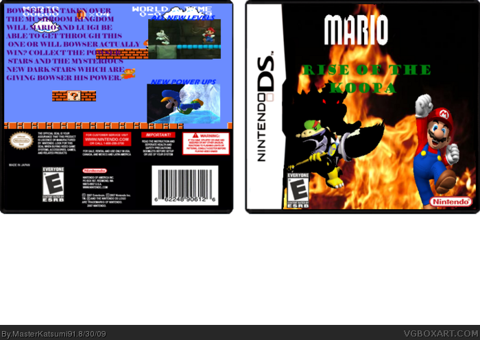 Mario Rise of the Koopa box art cover