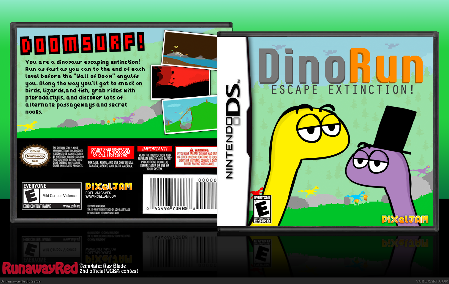 Dino Run box cover