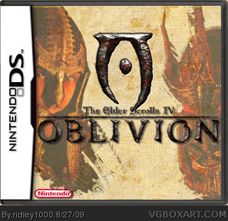 The Elder Scrolls DS: Oblivion box art cover