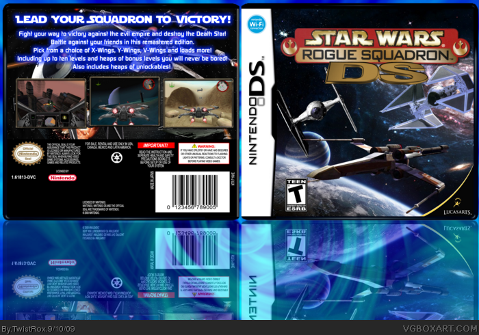 Star Wars Rogue Squadron DS box art cover