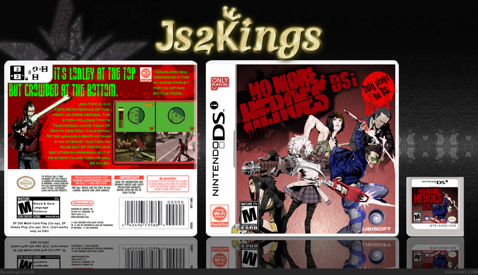 No More Heroes DSi box cover