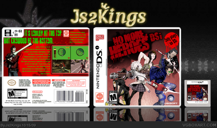 No More Heroes DSi box art cover