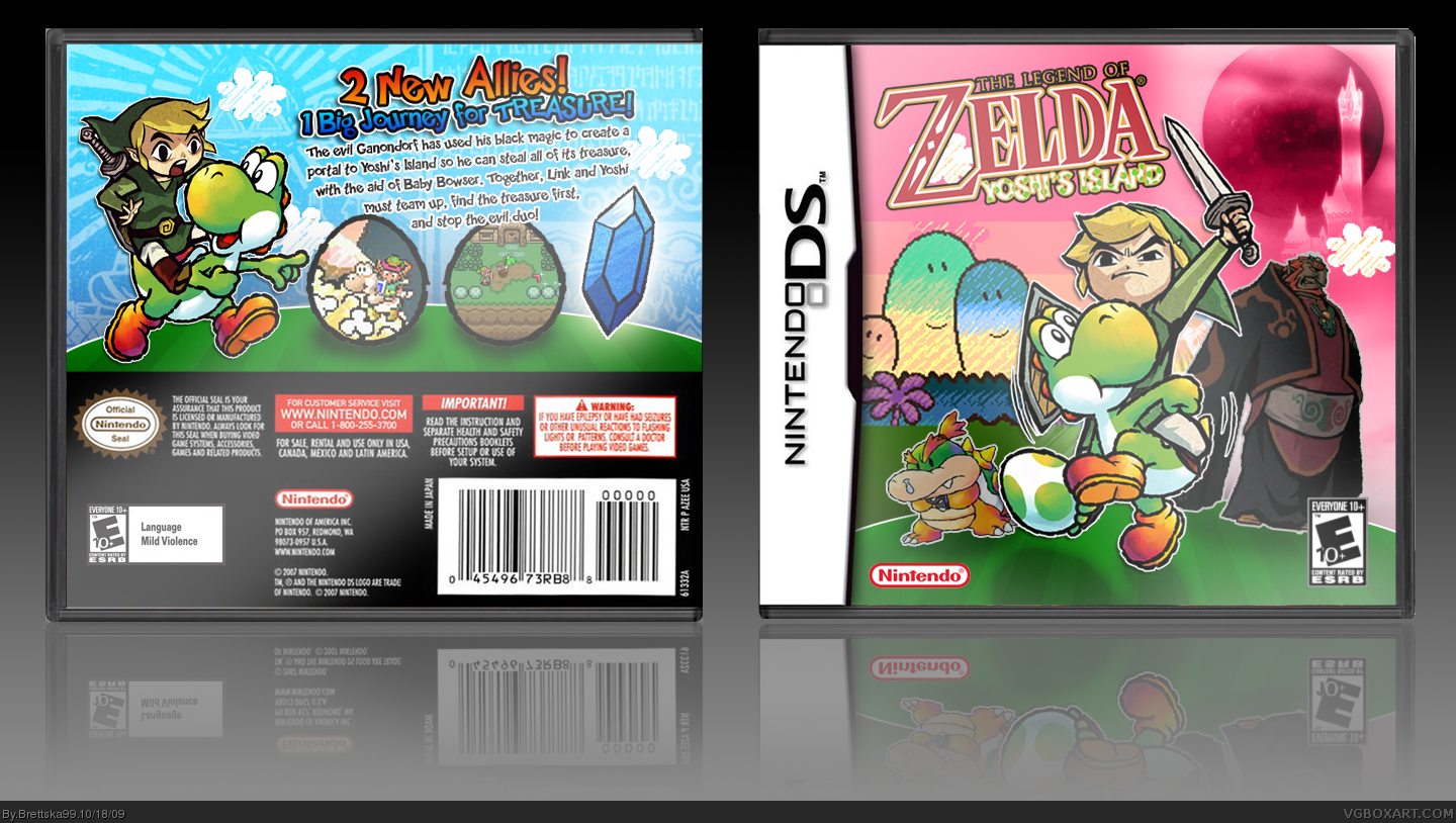The Legend of Zelda: Yoshi's Island box cover