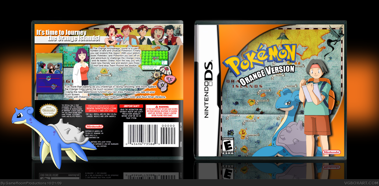 Pokemon Orange Version box cover