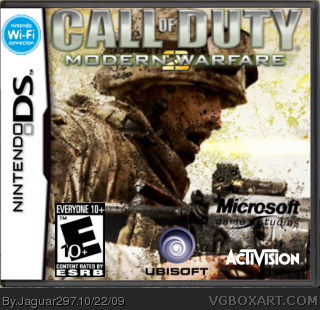 Call of Duty Modern Warfare 2 DS box cover