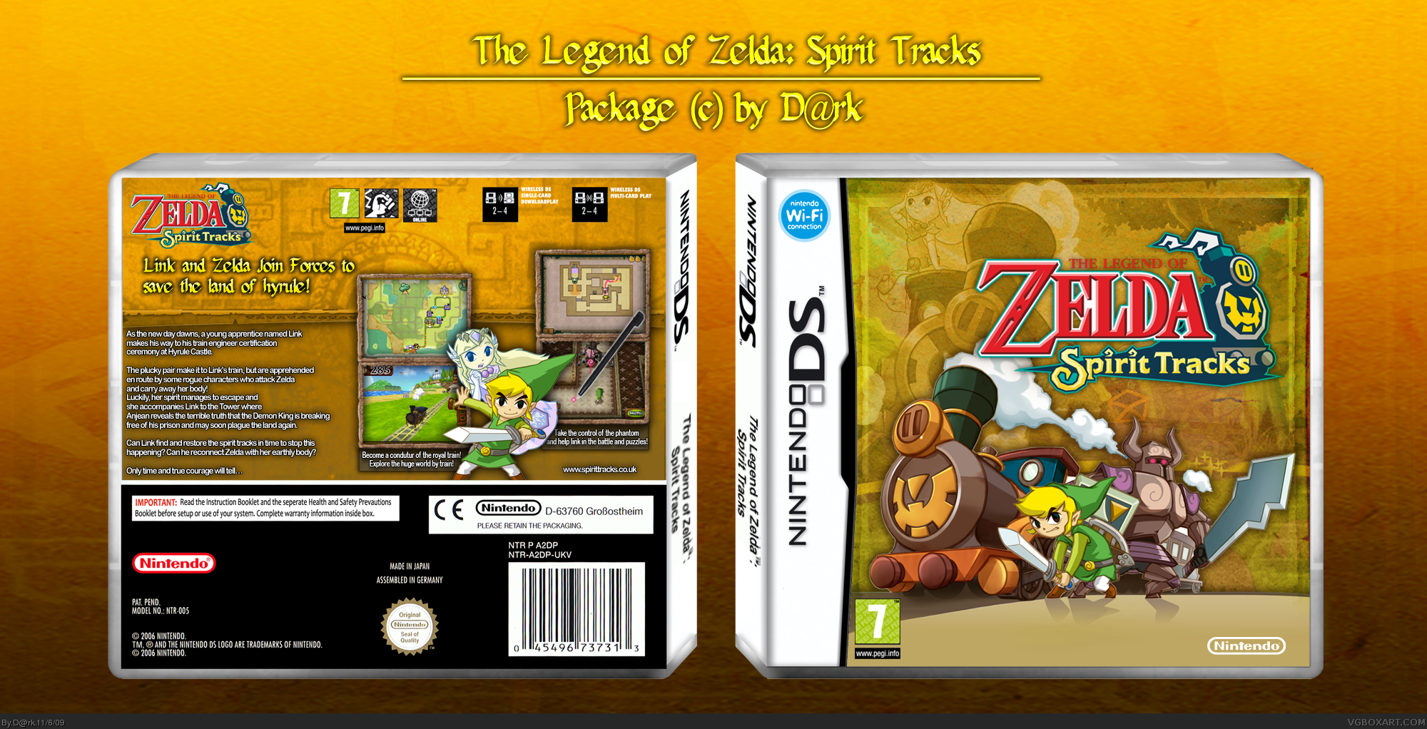 The Legend of Zelda: Spirit Tracks box cover