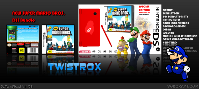 New Super Mario Bros. Bundle box art cover