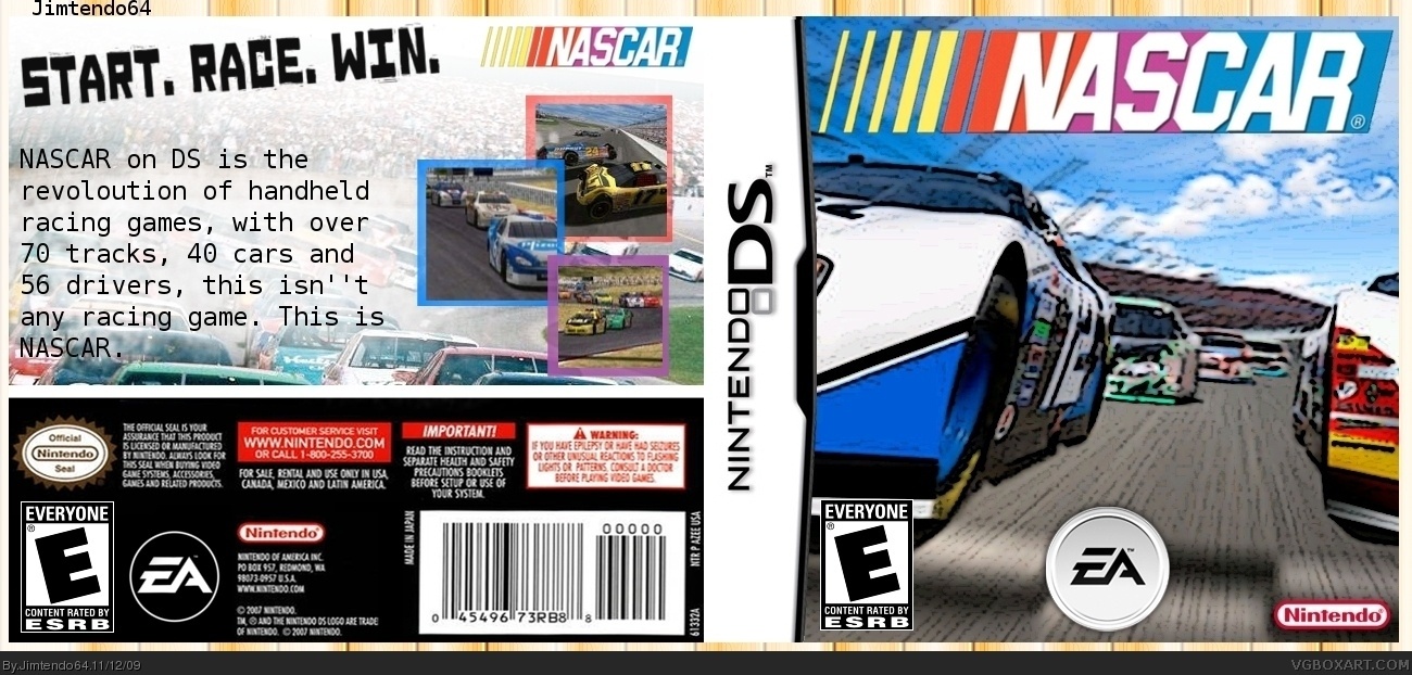 NASCAR box cover