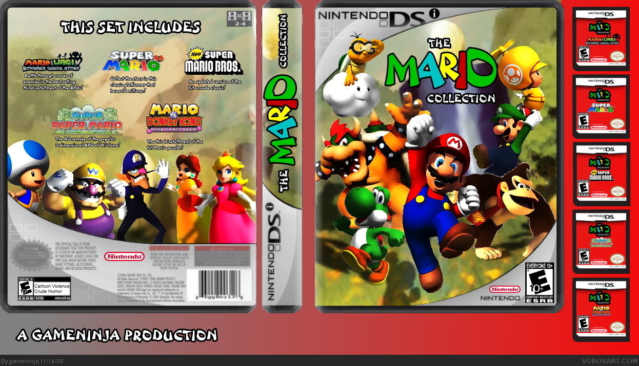 The Mario DSI Collection box cover