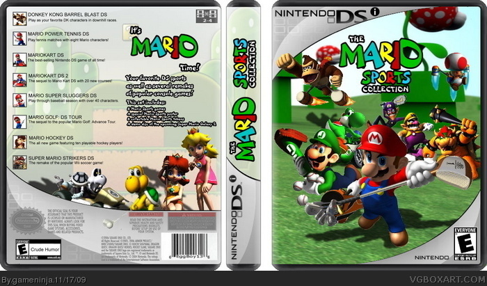 The Mario Sports DSI Collection box art cover