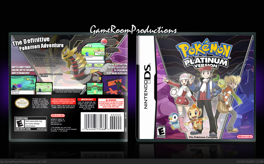Pokemon Platinum Version box cover