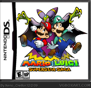 Mario & Luigi: Superstar Saga box art cover