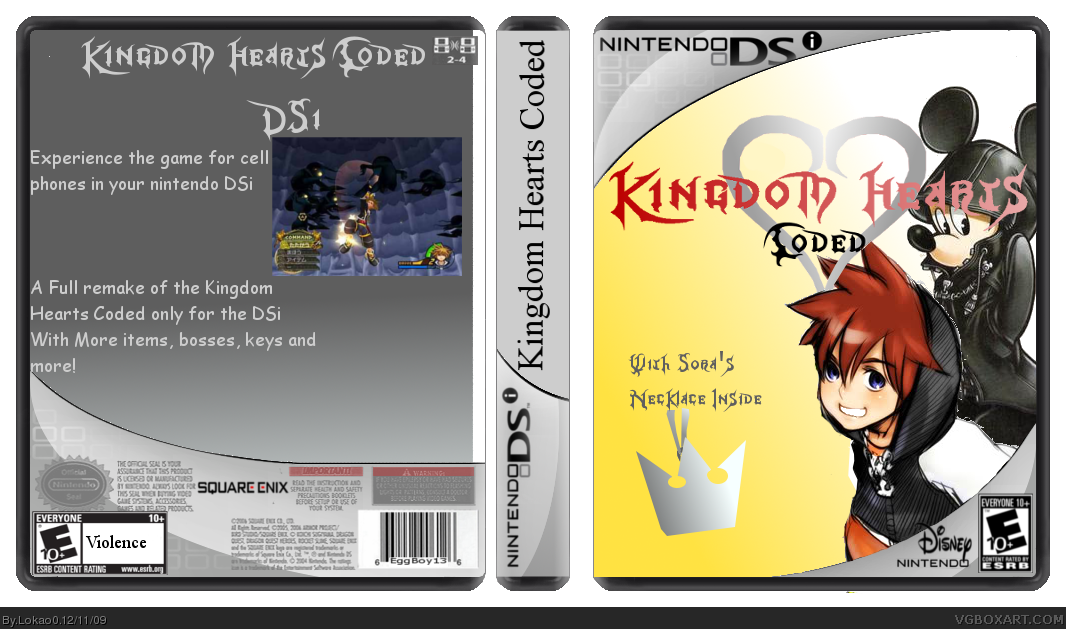 Kingdom Hearts Re: Coded box cover