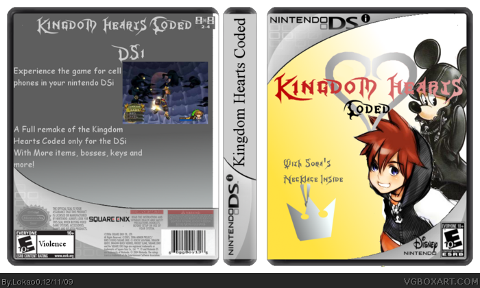 Kingdom Hearts Re: Coded box art cover
