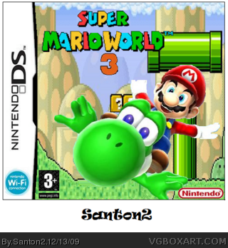 Super Mario World 3 box cover